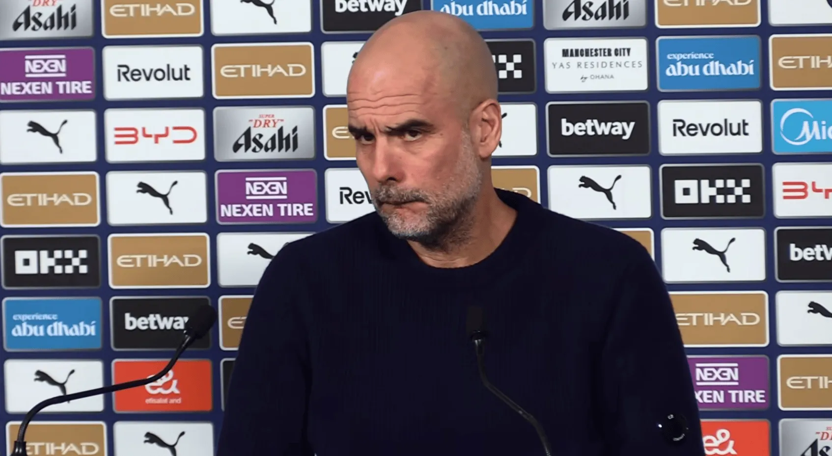 半岛体育-瓜迪奥拉:总体而言曼城踢得很好;裁判?以前说过不想再说